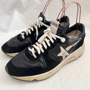 Golden Goose Running Sole sneaker black suede leather EU 43 US 10 mens shoes